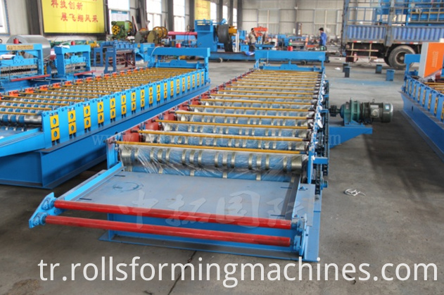 metal roofing sheet machine bevelling roof sheet roll forming machine